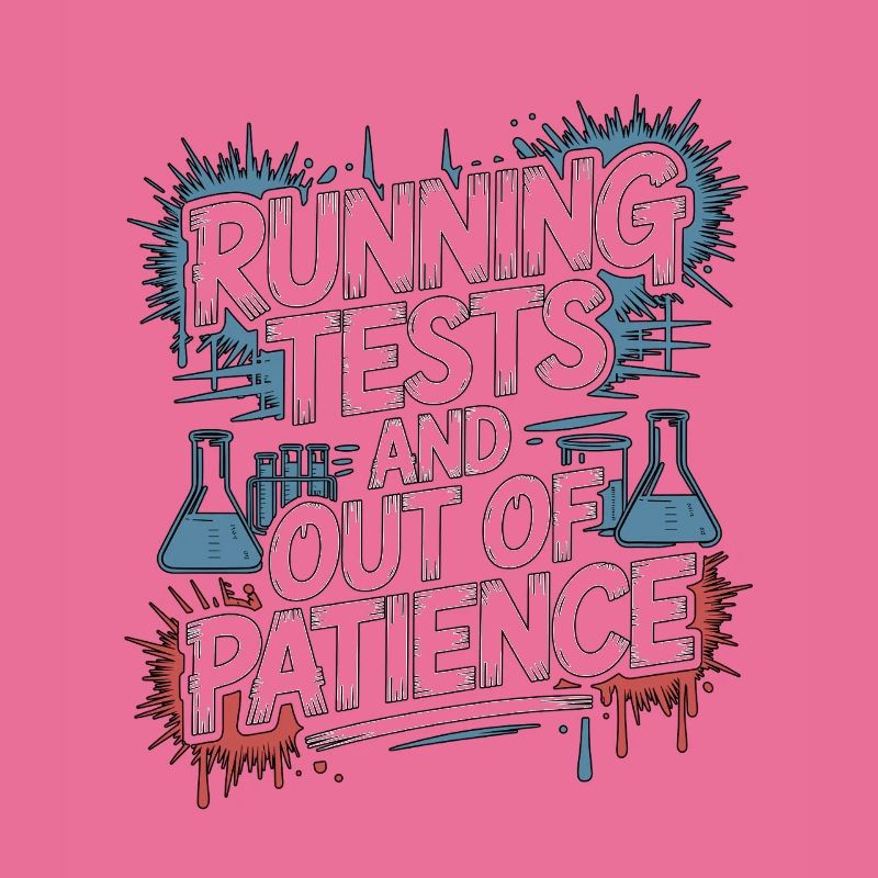 Lab Technician Running Tests And Laboratory Work