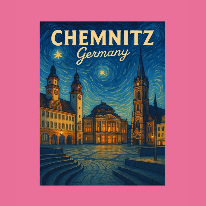Chemnitz Night Light Plaza