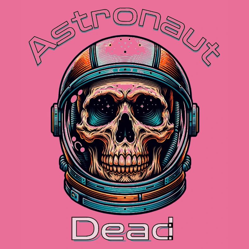 Crâne d’astronaute dans l’espace