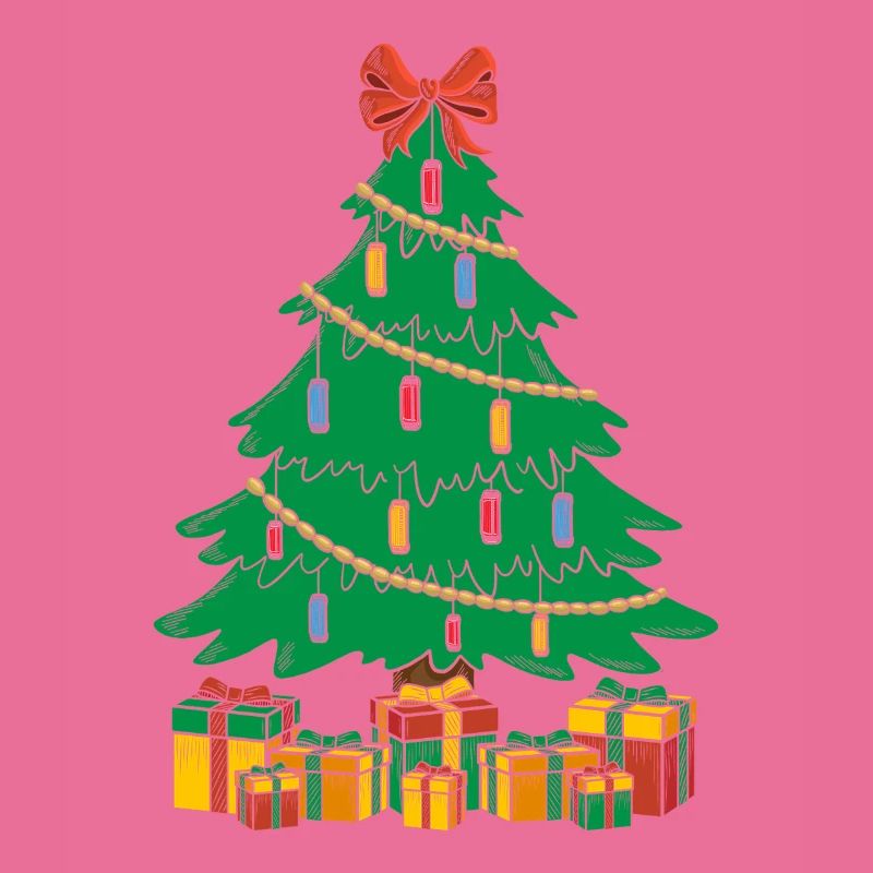 Funny Harmonica Player Christmas Tree Harmonica