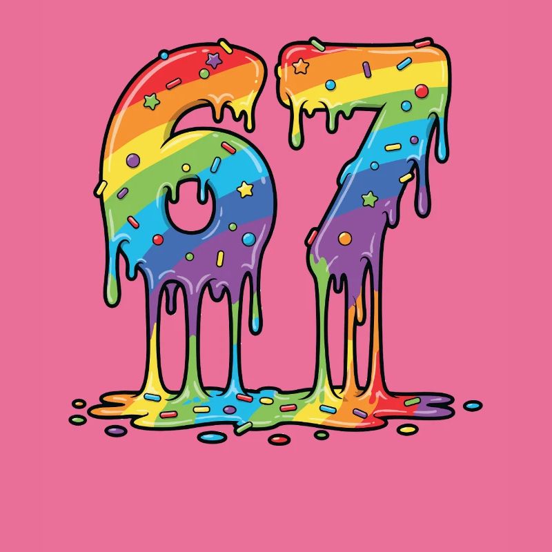 Célébration du mème Rainbow 67