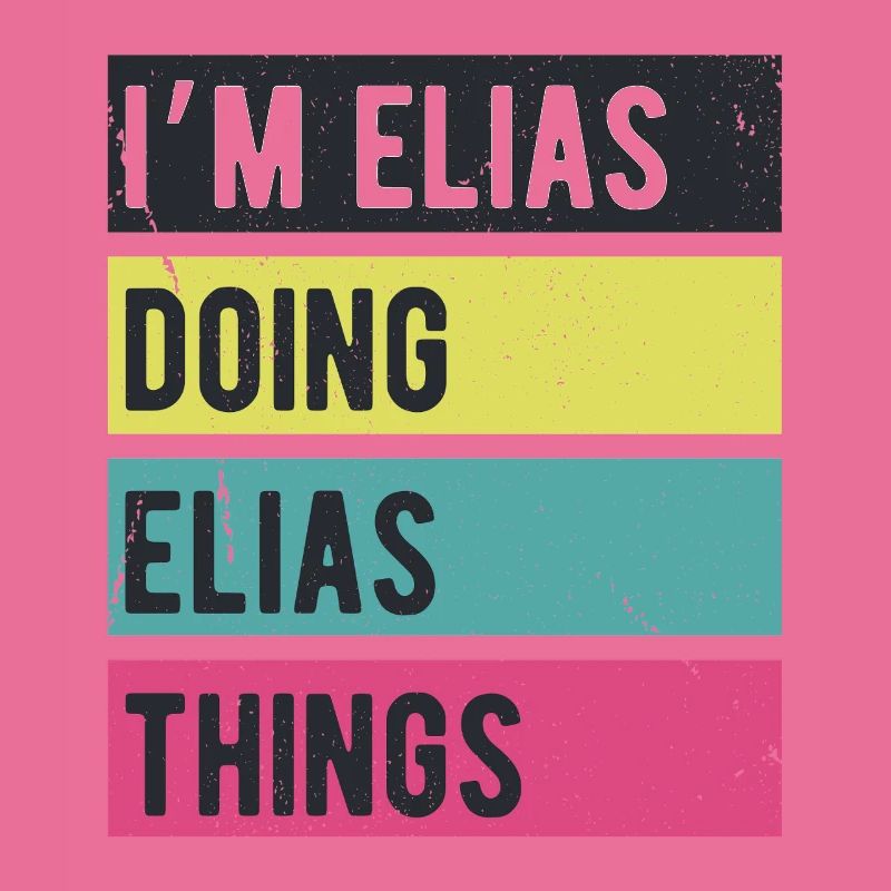 Ich bin Elias und mache Elias Dinge Retrofarben