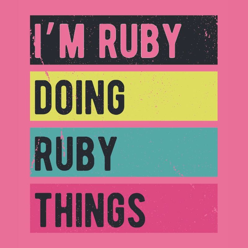 Ich bin Ruby und mache Rubin-Dinge in Retro-Farben