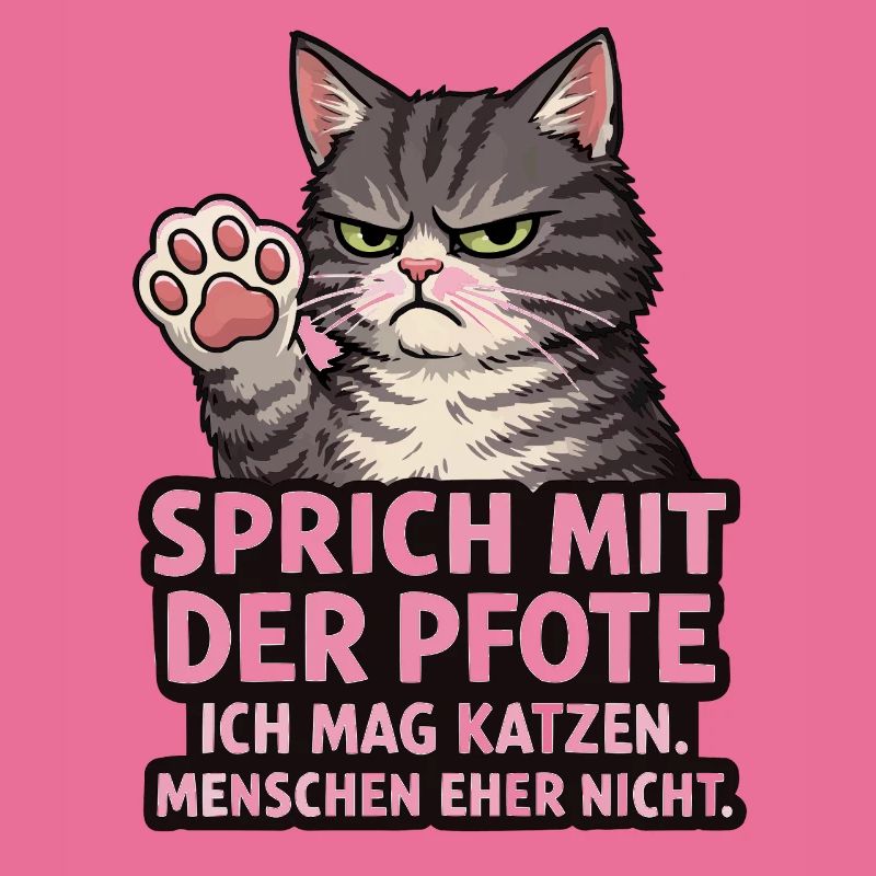 Sprich mit der Pfote – Grumpy Katze