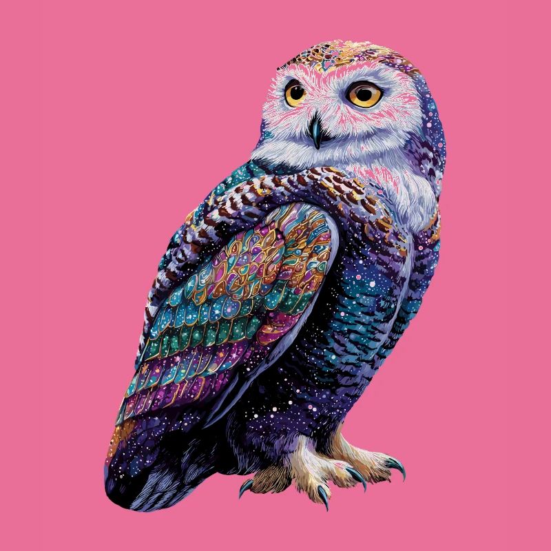 Schneeeule Weiße Eule Kauz Uhu Owl Schnee Eulen