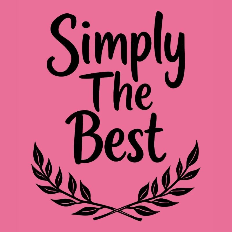 Simply The Best Laurel Wreath Statement