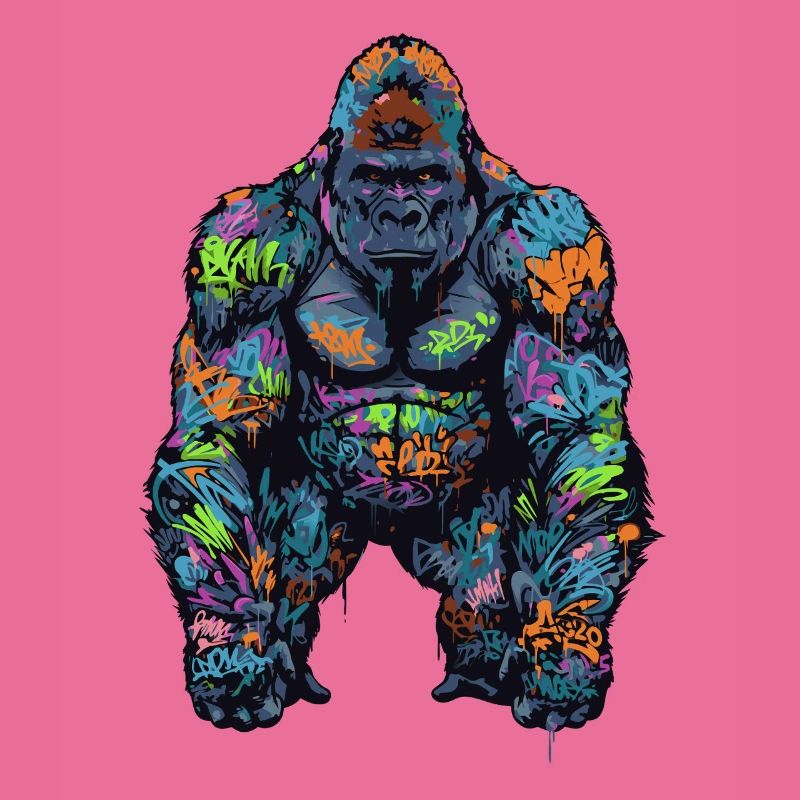 Gorille graffiti