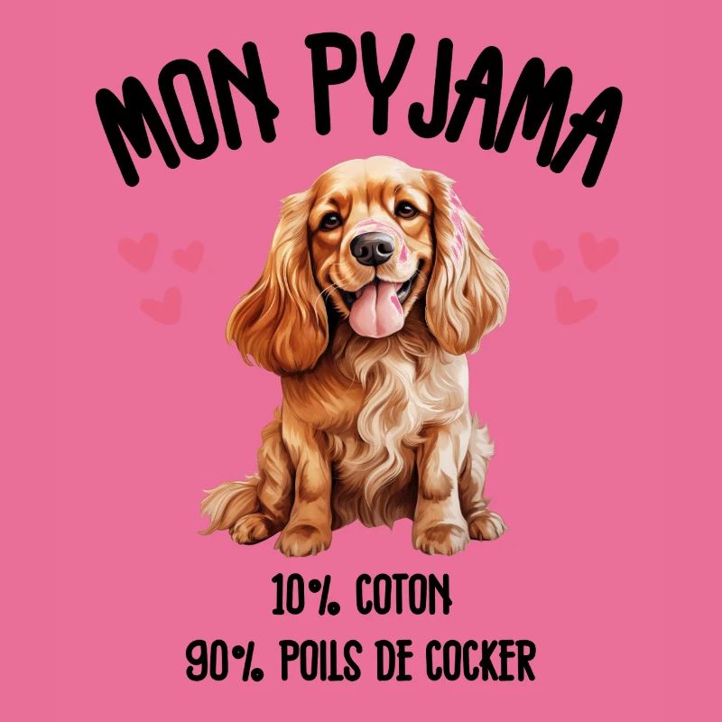 Pyjama Chien Cocker Drôle