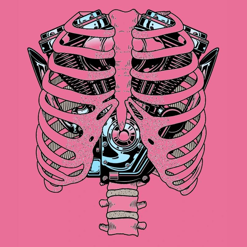 Ribcage Circuit Engine Motorcycle Mechanic