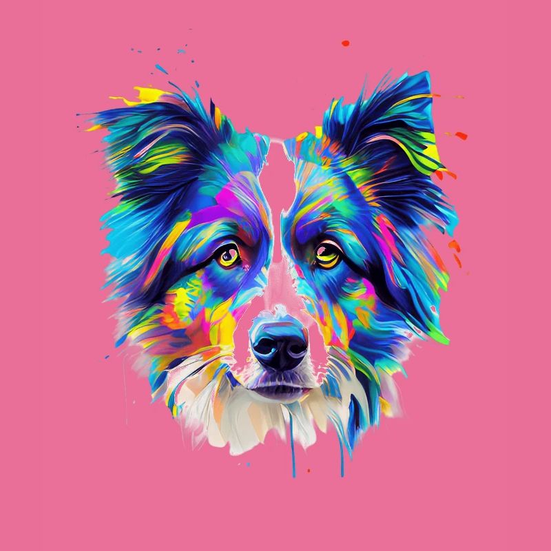 Bunte Australian Shepherd-Kunst