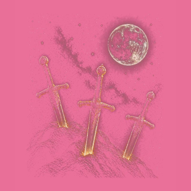 Trois épées au clair de lune