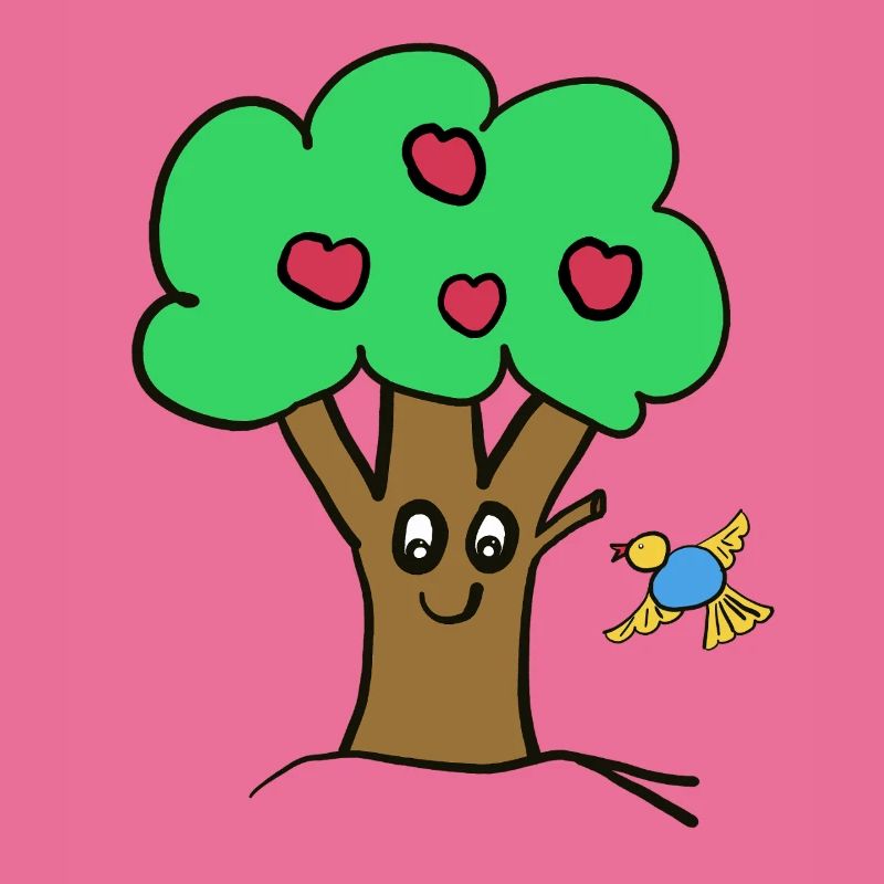 Apple Tree Tree Nature Bird
