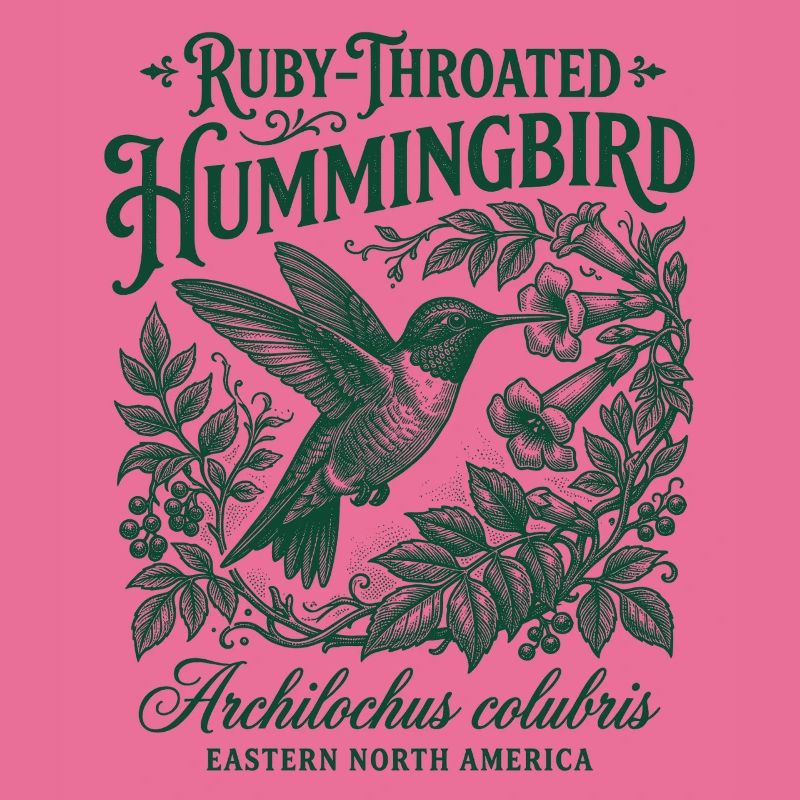 Ruby Throated Hummingbird Colibri