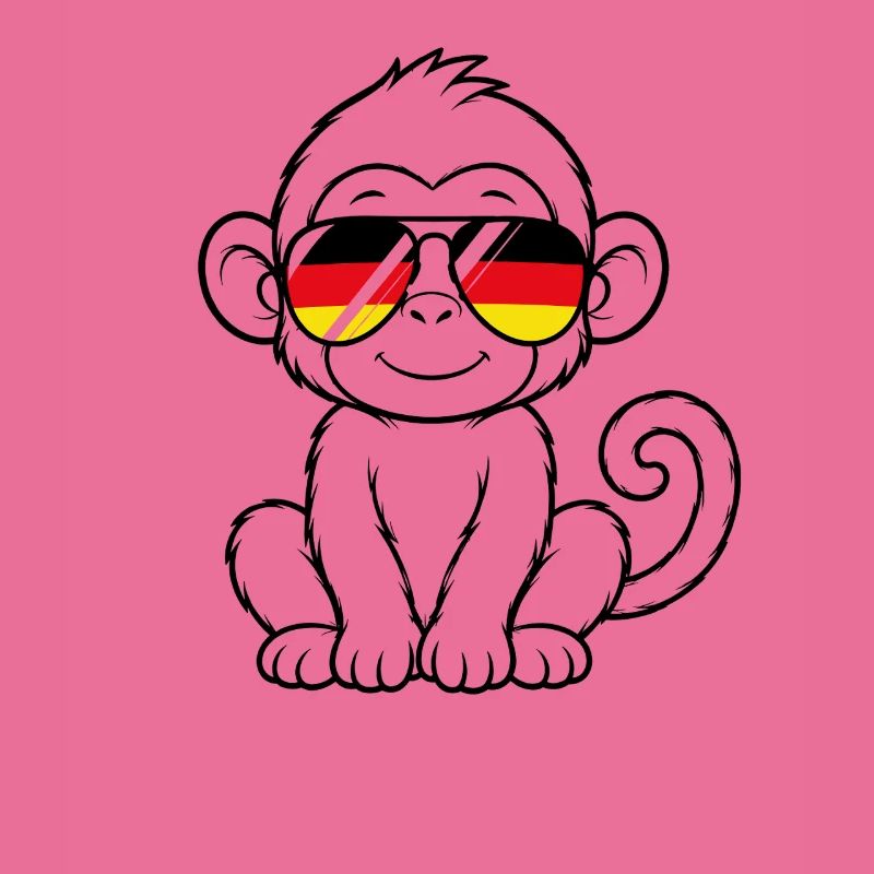 German flag monkey german Germany monkey