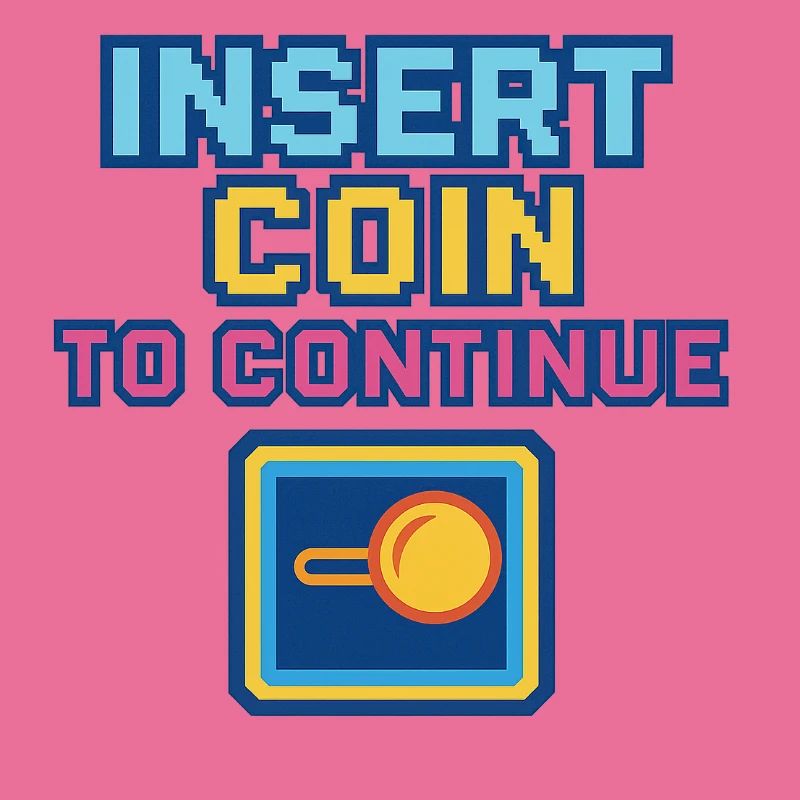 Retro Pixel Arcade Game Design