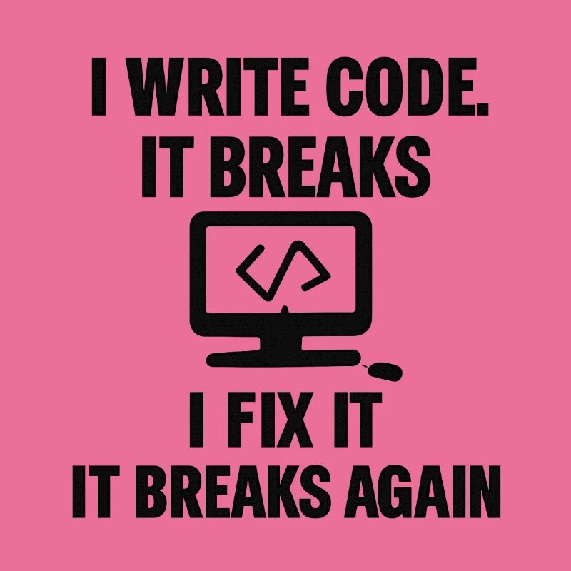 I Write Code – Funny Programmer T-Shirt