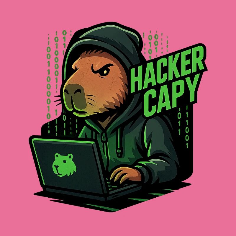 Hacker Capy – Cyber Capybara Tech 