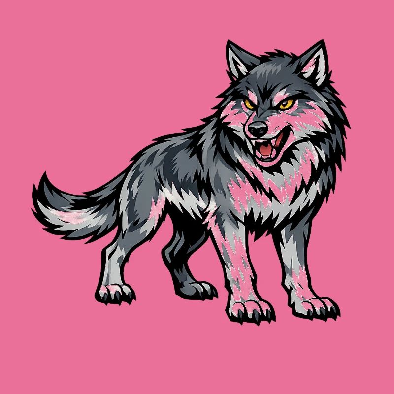 Wolf Ghost Illustration