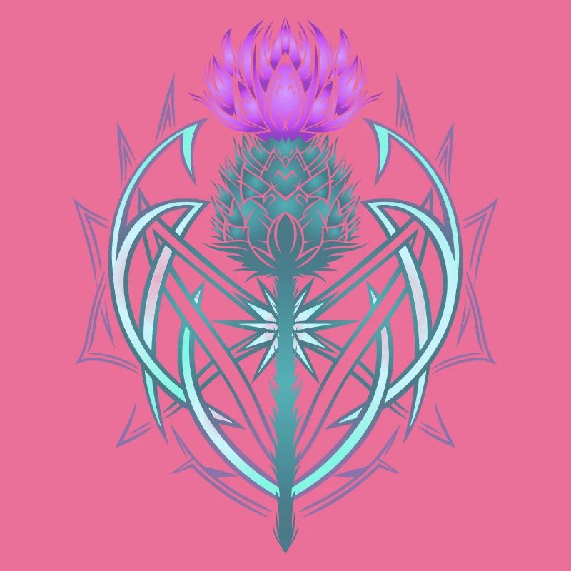 Thistle Shield Celtic Knots Thistle Lover