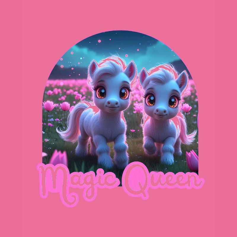 Two Cute Ponies - Magic Queen