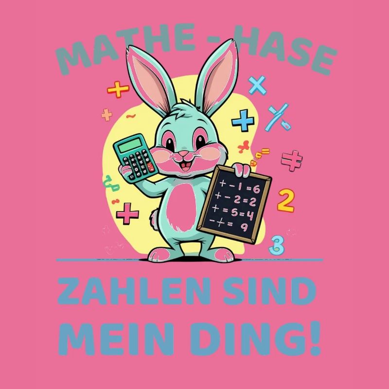 Math bunny with calculation task