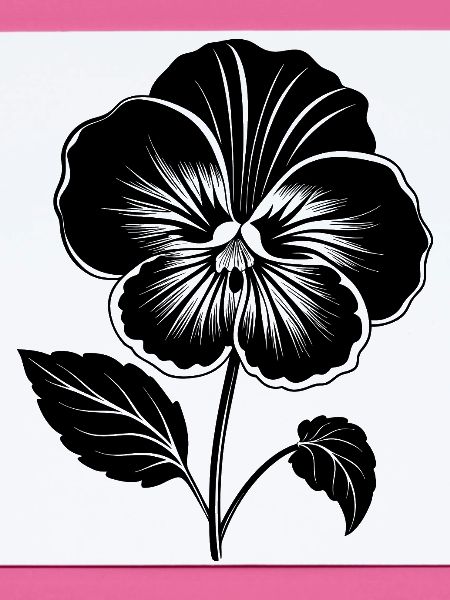 Stiefmütterchenblüte