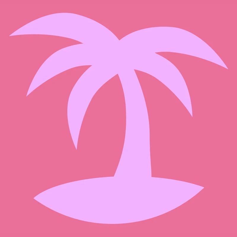 Palm Tree Island Tree Plage Vacances Noix de Mer Cool