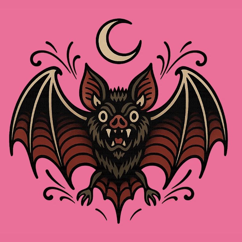 Moon Bat Night Magic