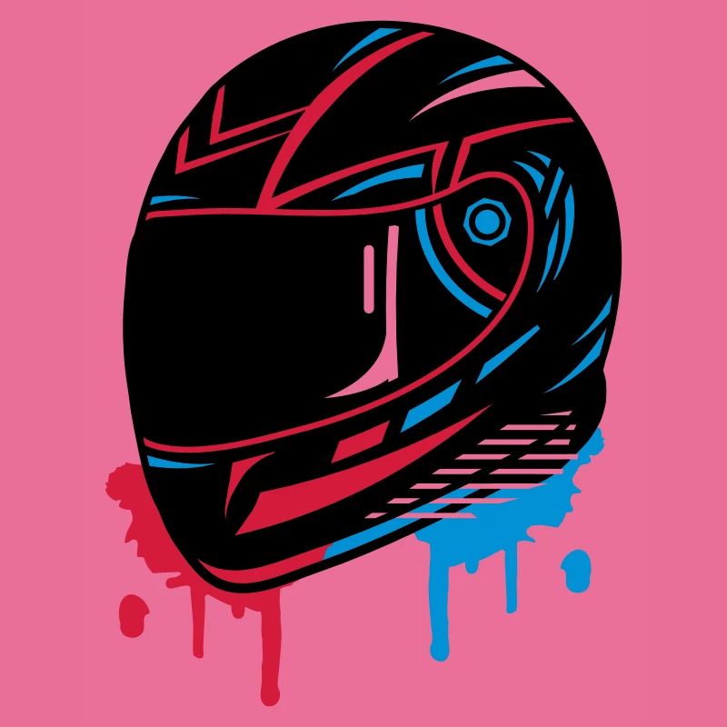 Motorcycle helmet Graffiti