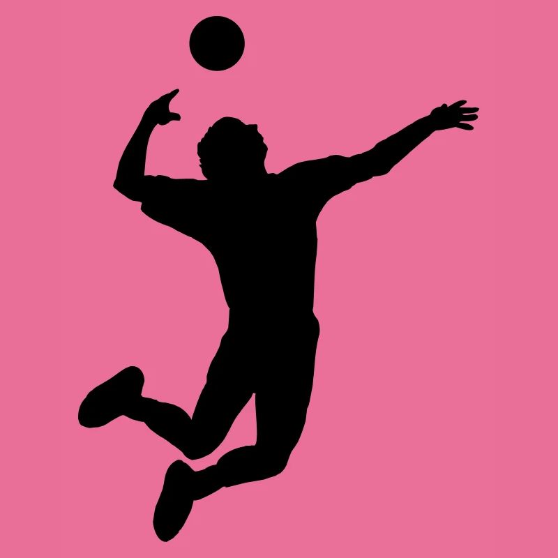 Volleyball gesprungen Schlag oder Service