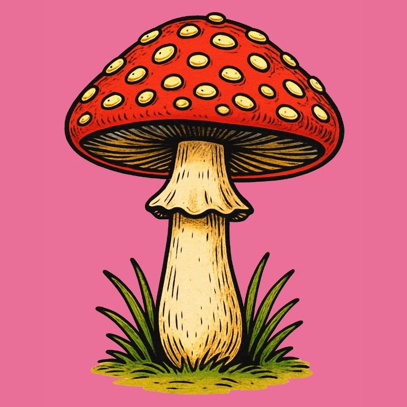 Red Toadstool Retro