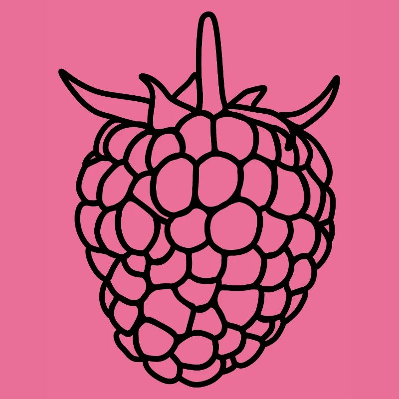Raspberry Silhouette