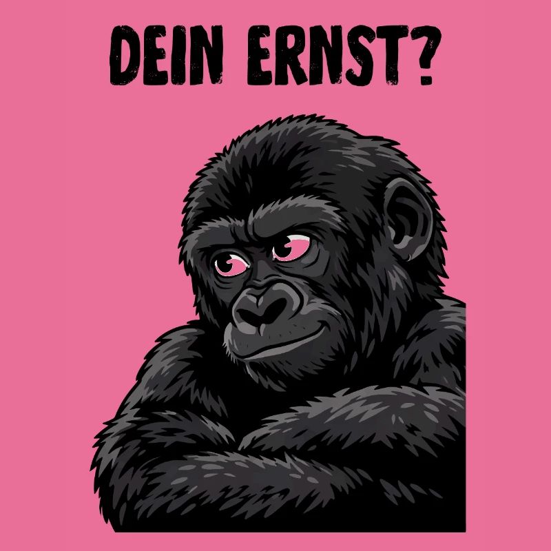 Affe mit skeptischem Blick - dein ernst?