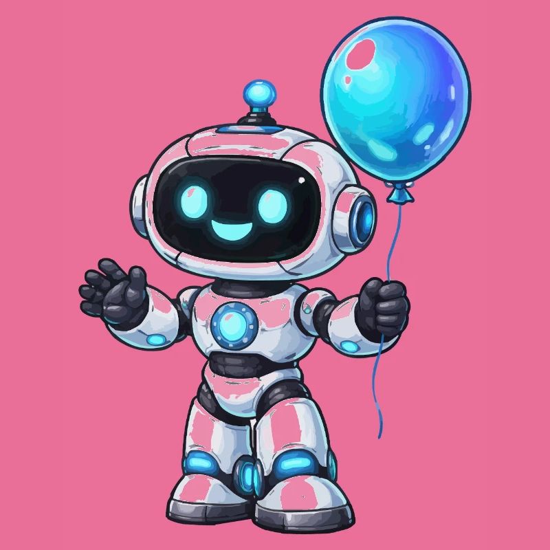 Petit robot avec ballon