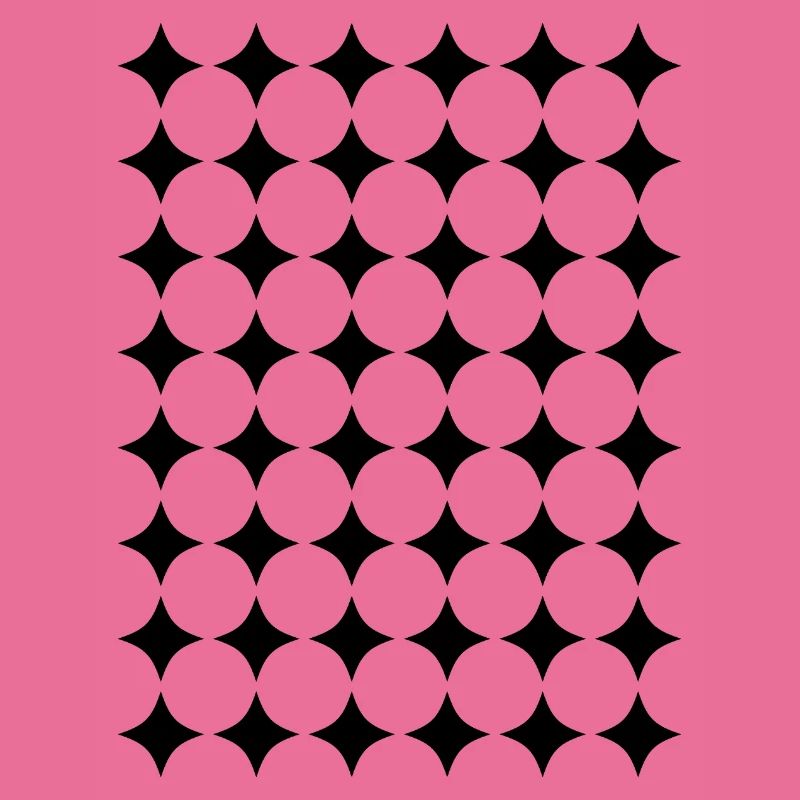 geometric circles pattern grid