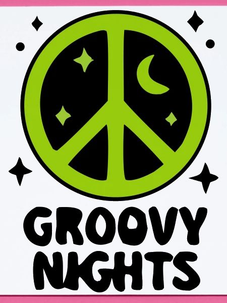 Groovy Peace Sign Logo