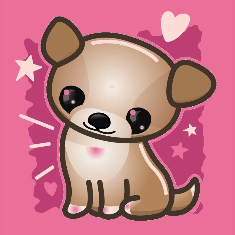 Chien chiot mignon