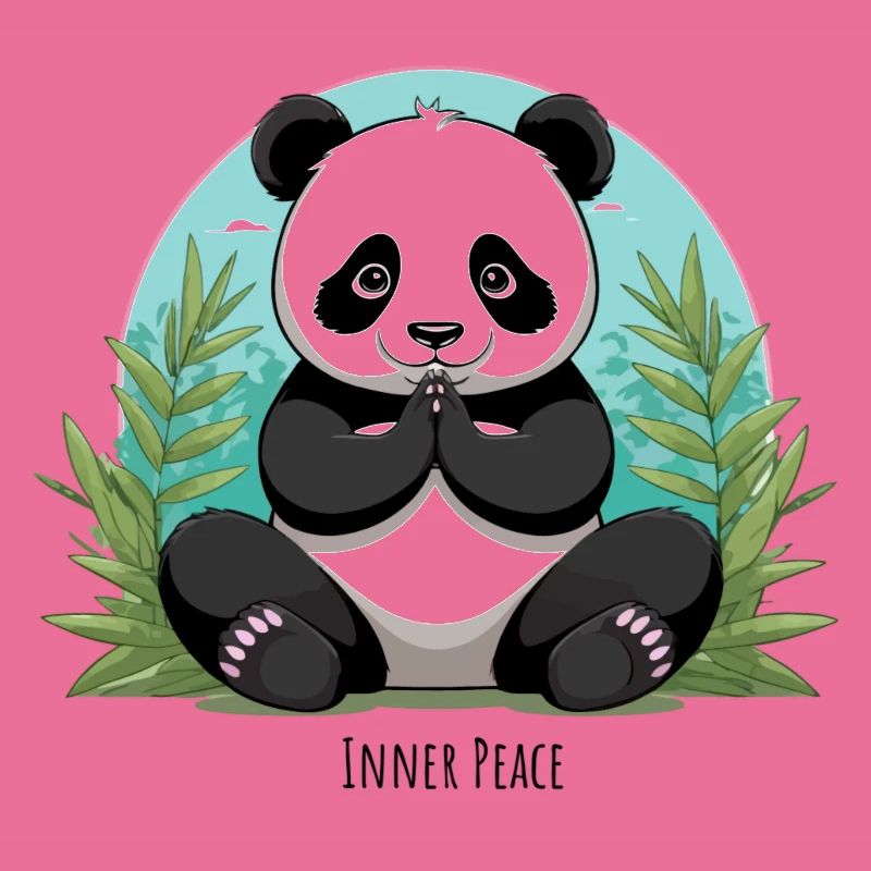 Inner Peace – Meditating Panda