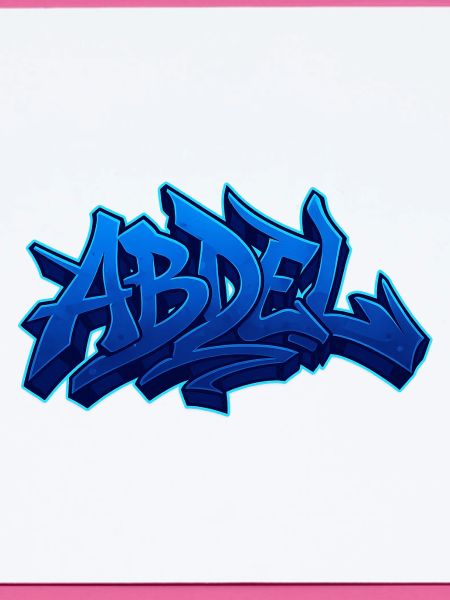 Graffiti Name Abdel ideal printable gift