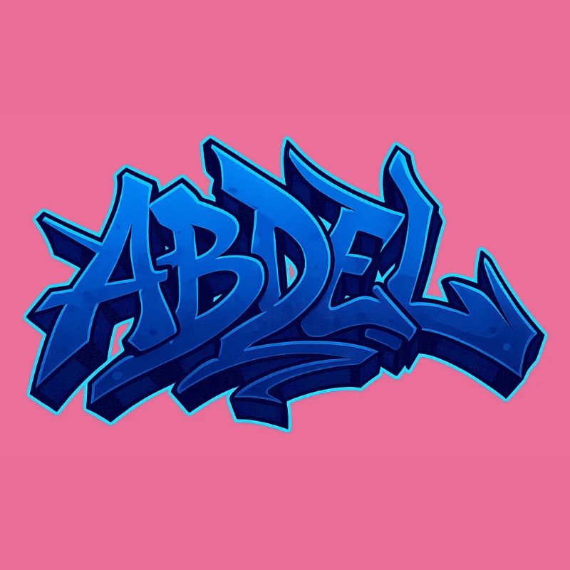 Graffiti Name Abdel ideales druckbares Geschenk
