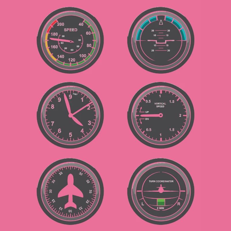 Instruments de vol d’avion