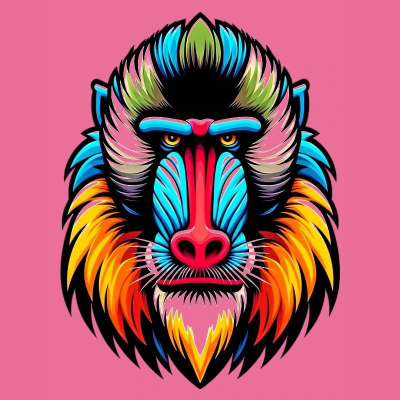 Mandrill monkey