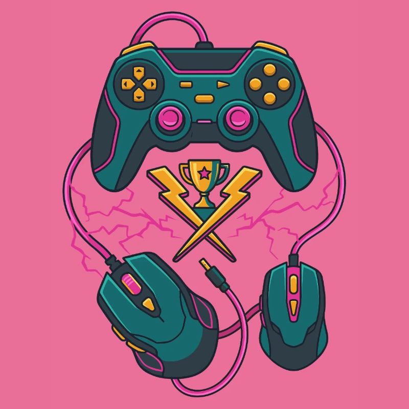 Neon Gaming Trophy