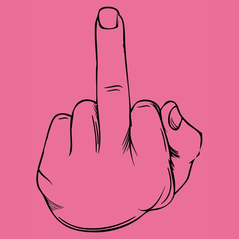 Mittelfinger Statement