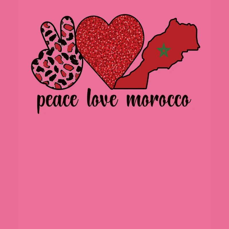 Moroccan Morocco Flag Moroccan roots