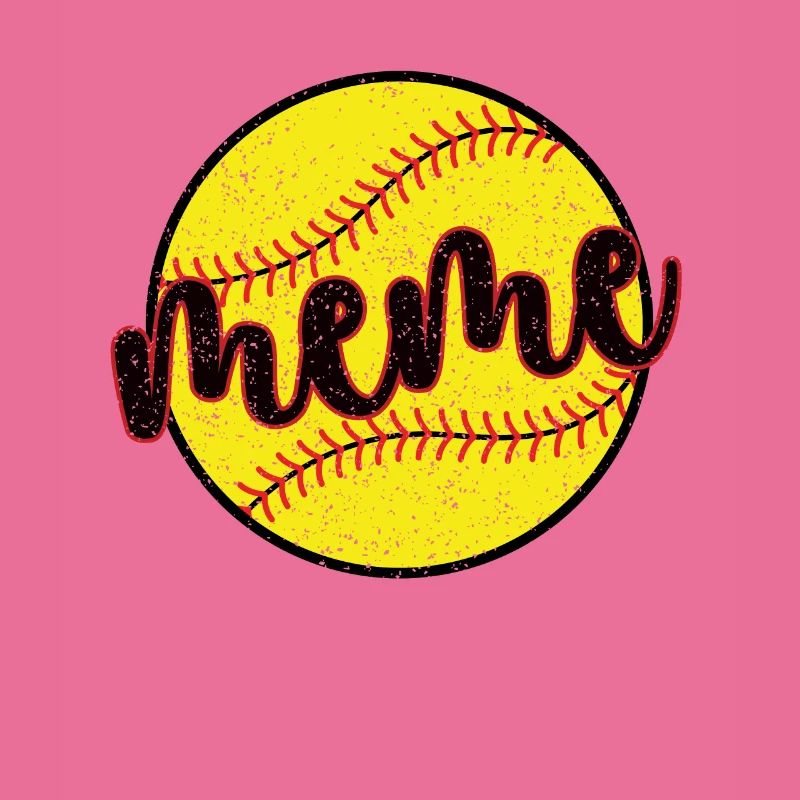 Meme Oma Eines Softballspieler Softball Meme