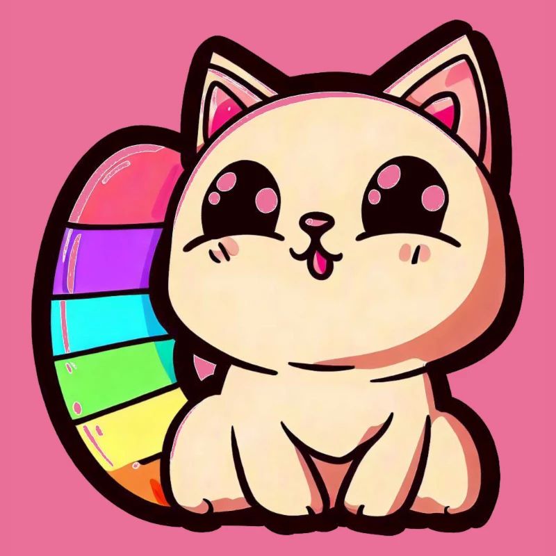 rainbow cat
