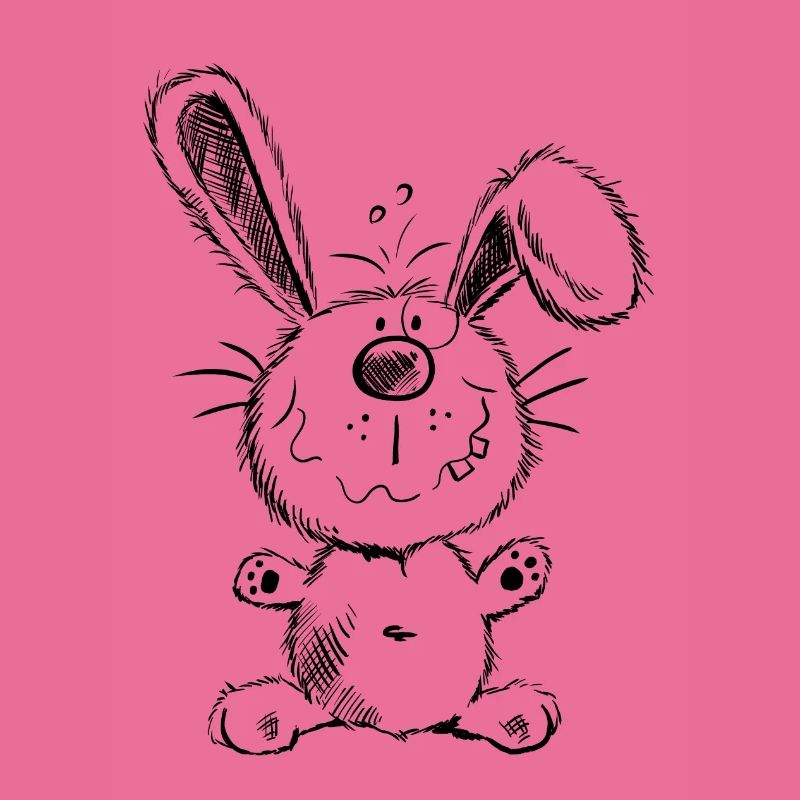 Fluffy bunny - Rabbit - Comic - Animal
