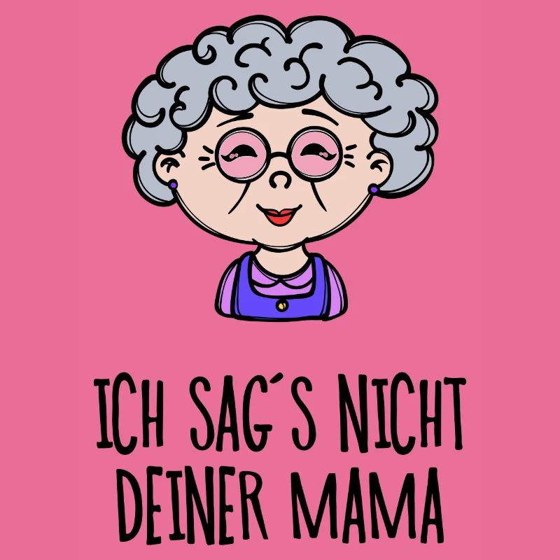 Lustig Oma Großmutter Statement Brille Alte Frau