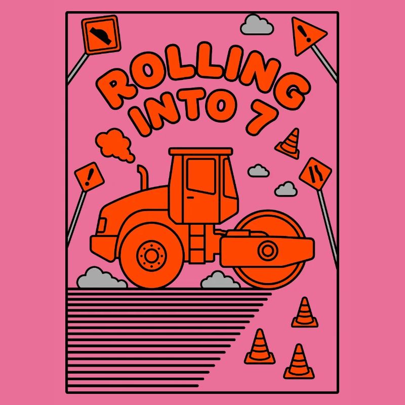 Rolling Into 7 Steamroller